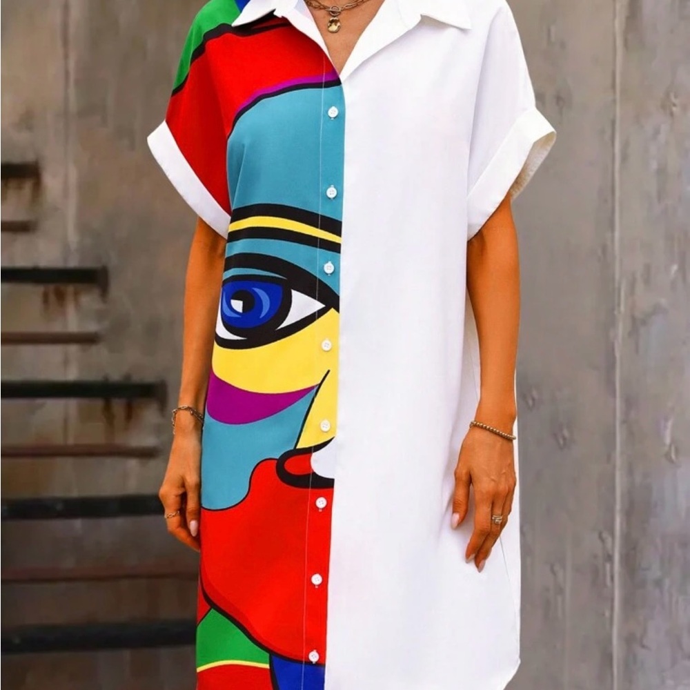 Button-Up Shirt or Dress - Picture 3 of 11